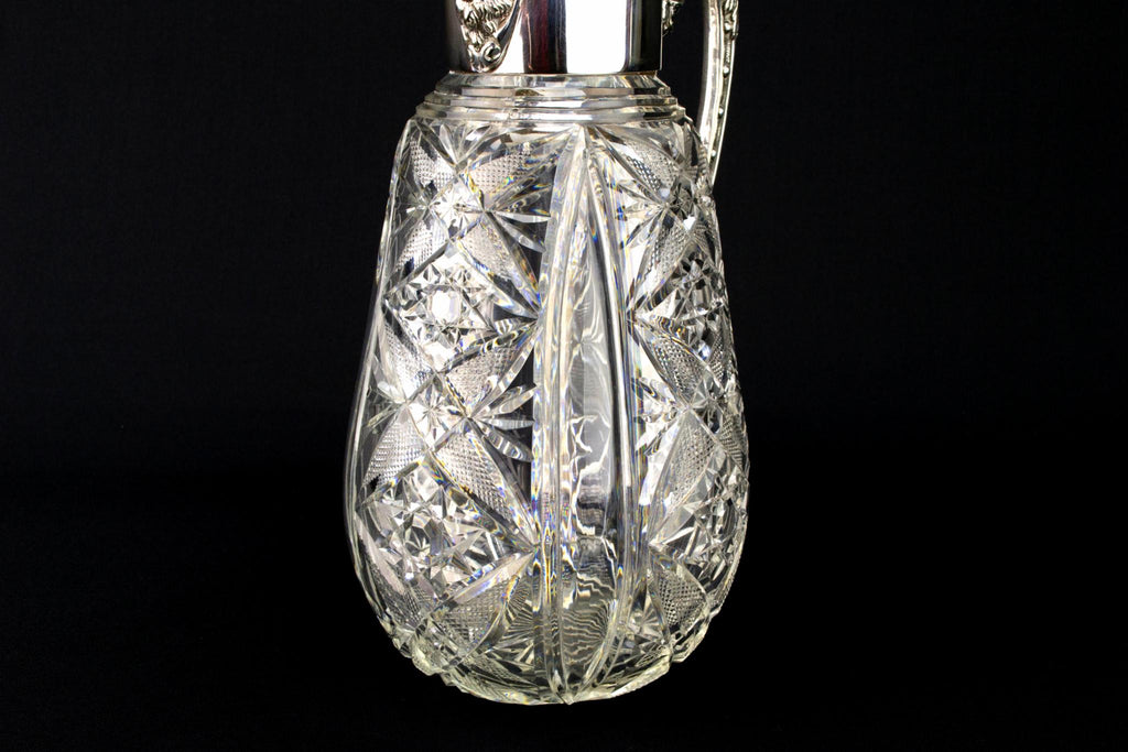 Cut Glass Renaissance Revival Carafe, English Circa 1900