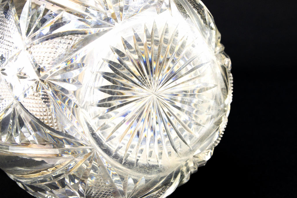 Cut Glass Renaissance Revival Carafe, English Circa 1900
