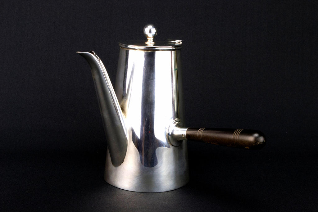 Sterling Silver Coffee Pot by Mappin & Webb, English 1912
