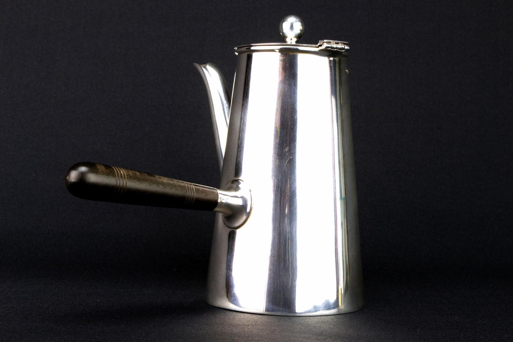Sterling Silver Coffee Pot by Mappin & Webb, English 1912