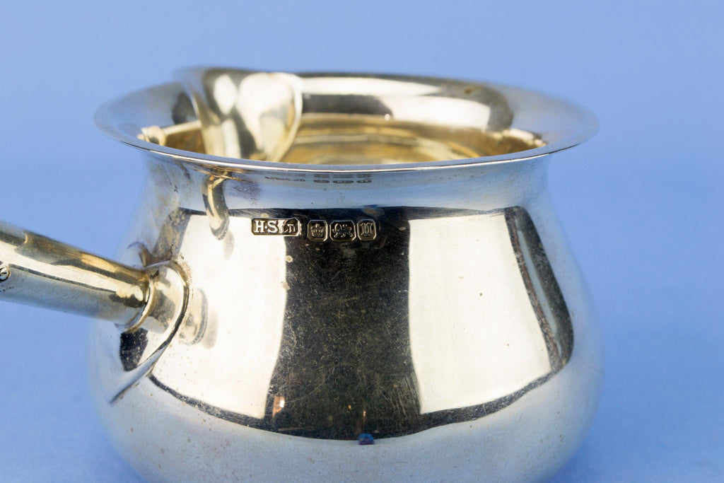 Sterling Silver Brandy Warmer, English 1912