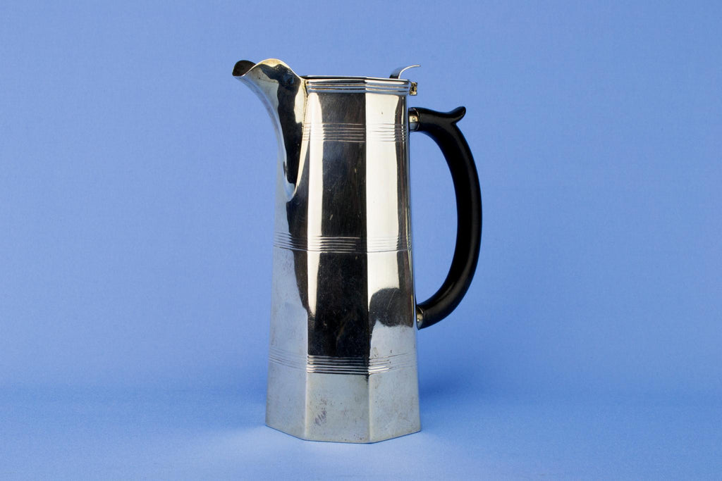 Sterling Silver Art Deco Coffee Pot, English 1928
