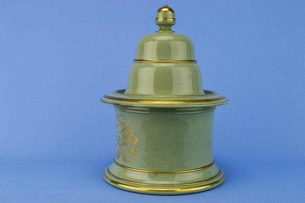 Gilded Tobacco Jar, English 1850s