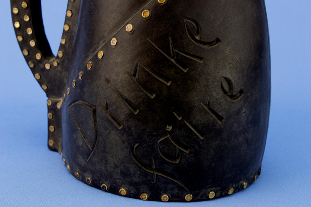 Royal Doulton Leather Imitation Jug, English 1895