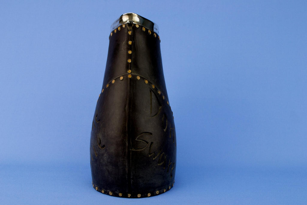 Royal Doulton Leather Imitation Jug, English 1895