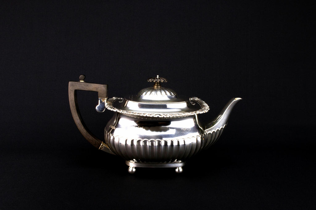 Sterling Silver Teapot by William Hutton, English 1913