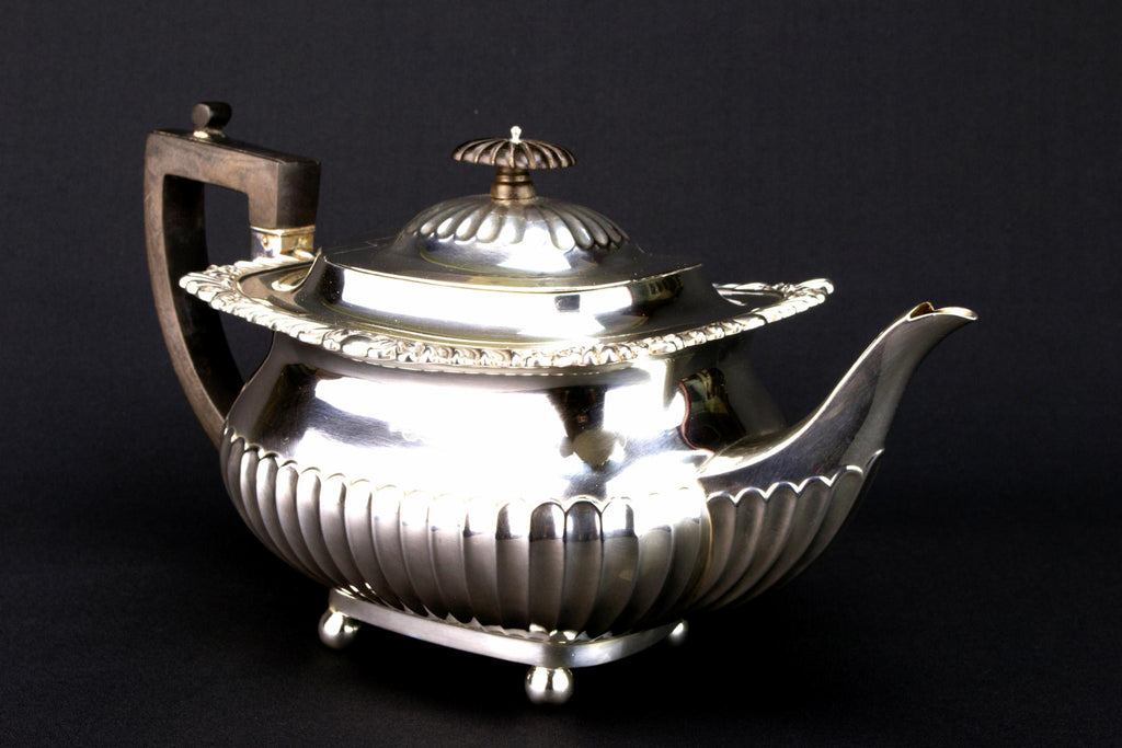 Sterling Silver Teapot by William Hutton, English 1913