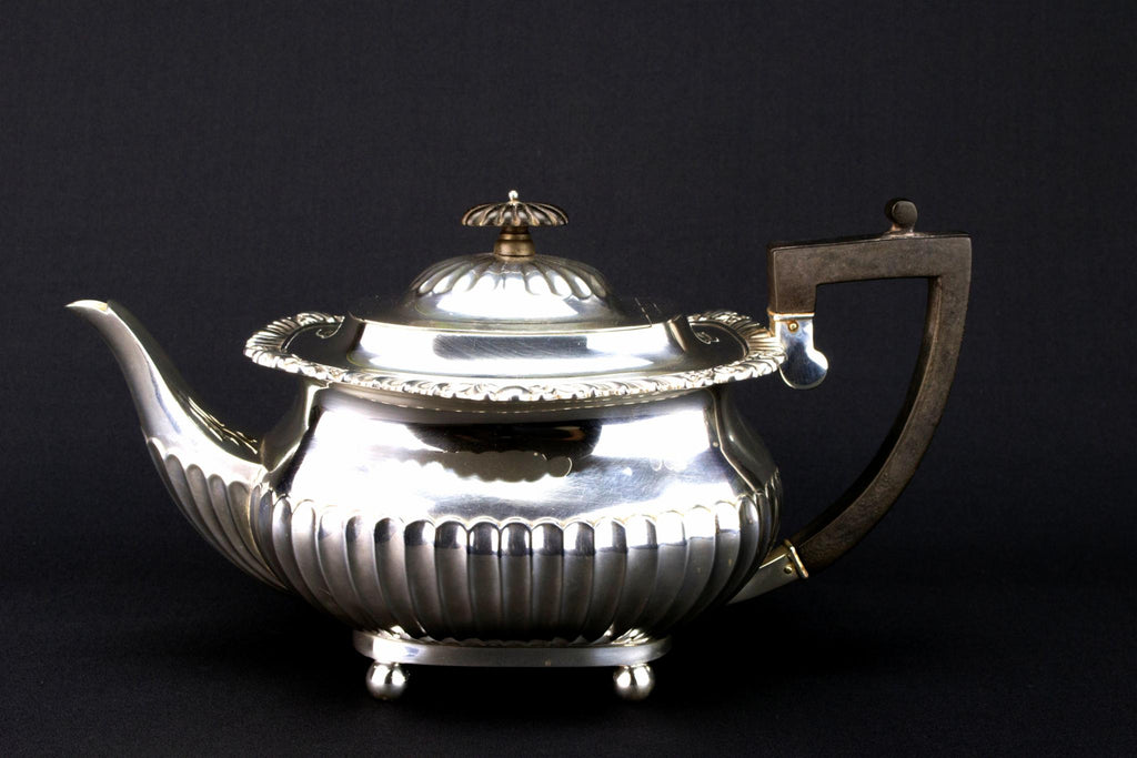Sterling Silver Teapot by William Hutton, English 1913