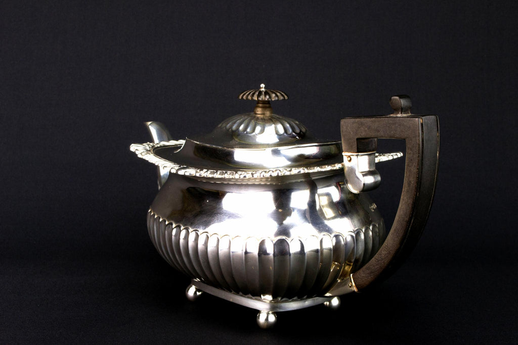 Sterling Silver Teapot by William Hutton, English 1913