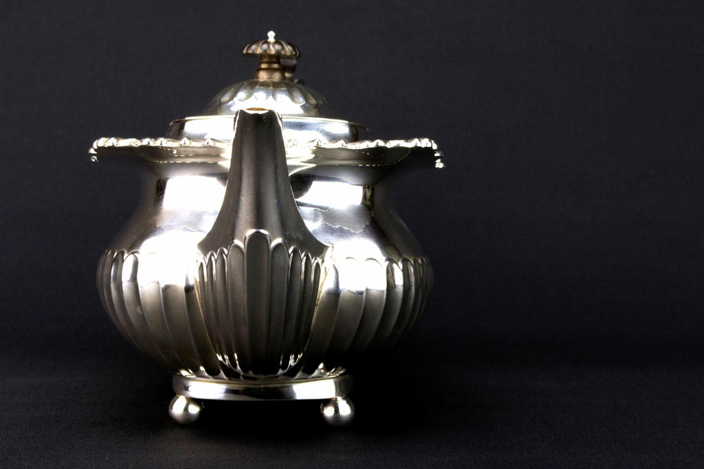 Sterling Silver Teapot by William Hutton, English 1913