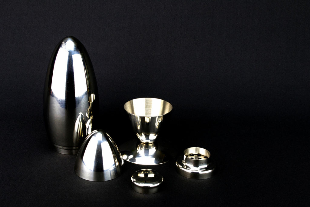 Stainless Steel Retro Rocket Cocktail Shaker