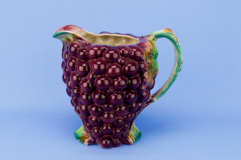 Art Deco Grape Jug, English 1940s