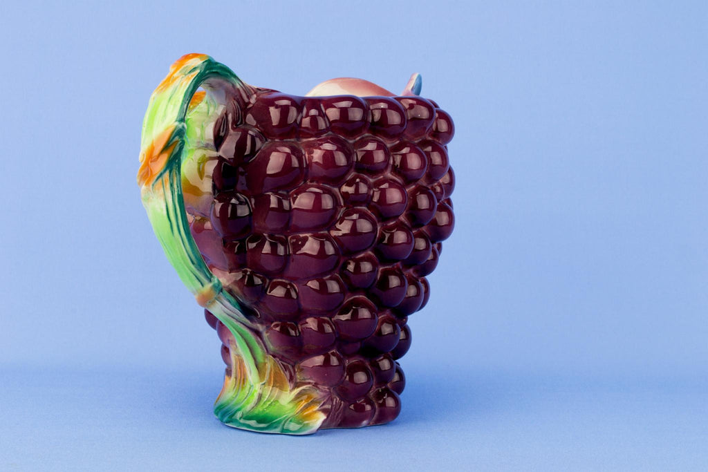 Art Deco Grape Jug, English 1940s
