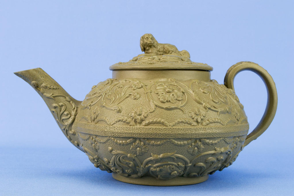 Tactile Teapot by Wedgwood, English 1820s