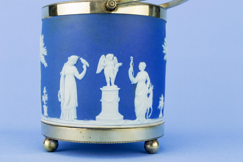 Jasperware Ice Bucket by Wedgwood, English Circa 1900