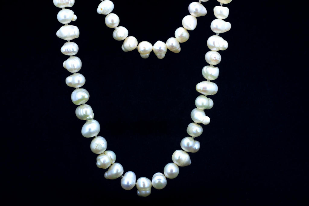 Long Fresh Water Cultured Pearl Necklace