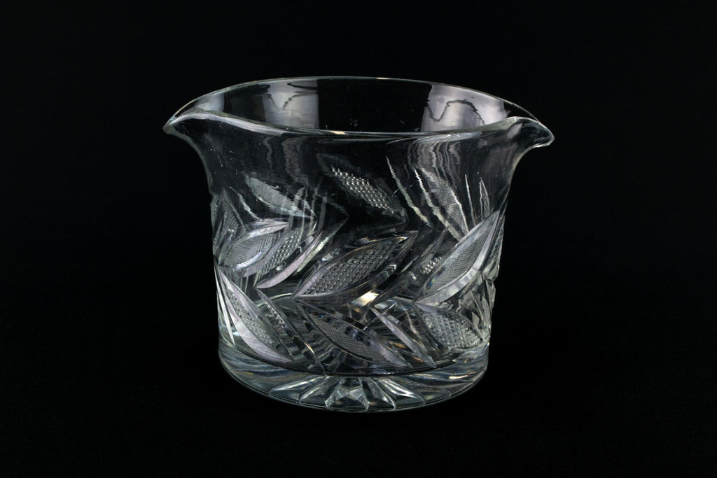 Cut Glass Ice Bucket. English 19th Century