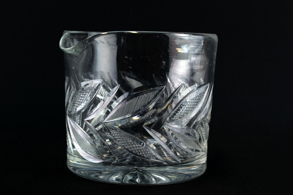 Cut Glass Ice Bucket. English 19th Century