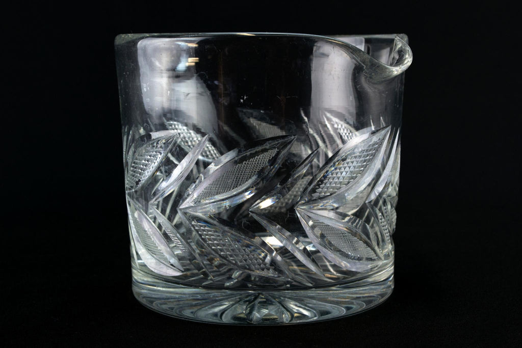 Cut Glass Ice Bucket. English 19th Century
