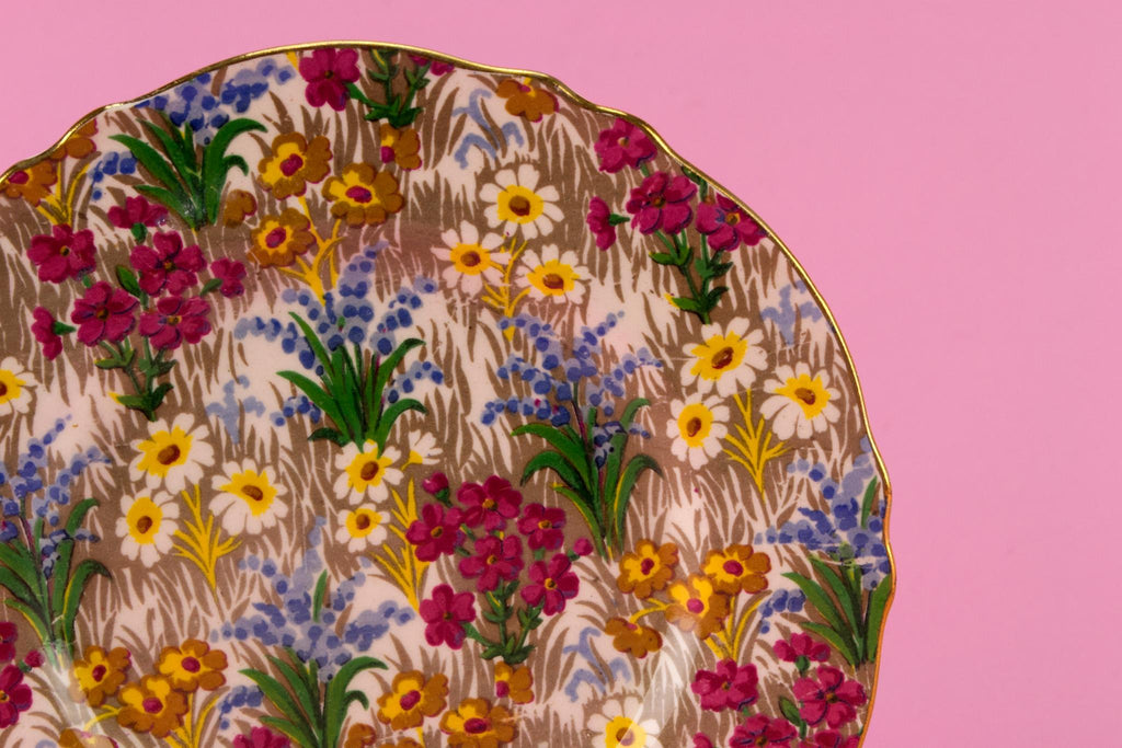 6 Small Plates by Royal Winton, English Circa 1950