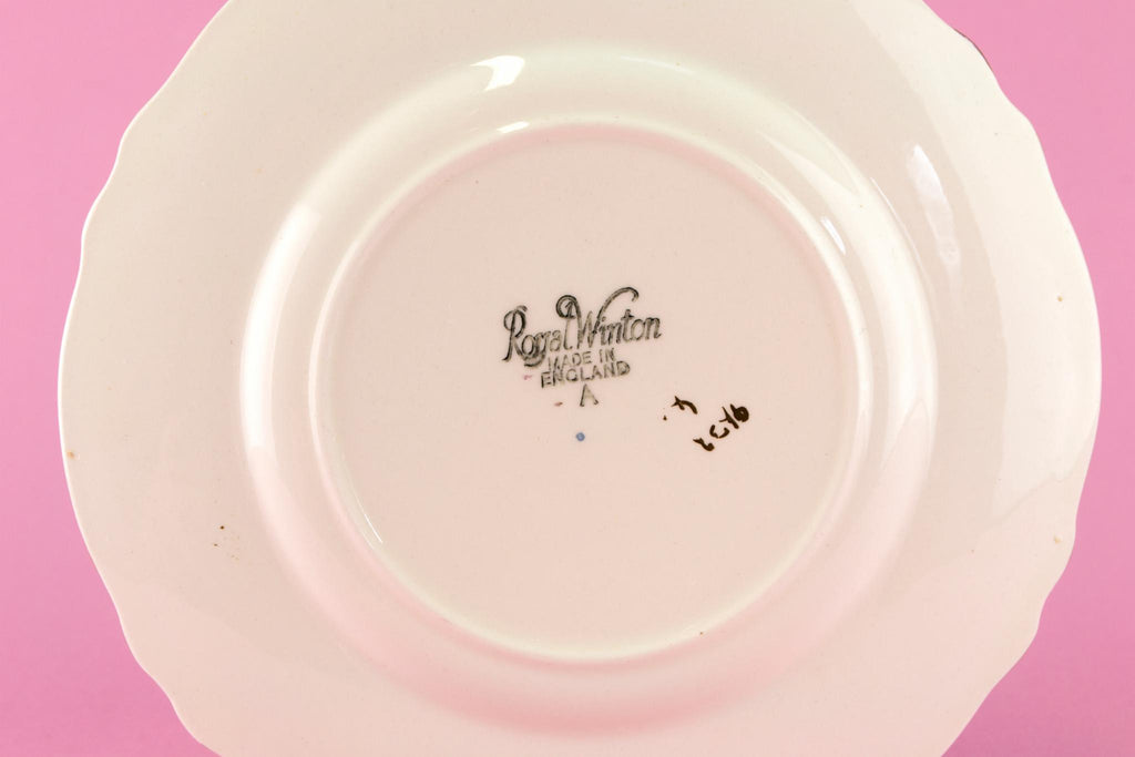6 Small Plates by Royal Winton, English Circa 1950