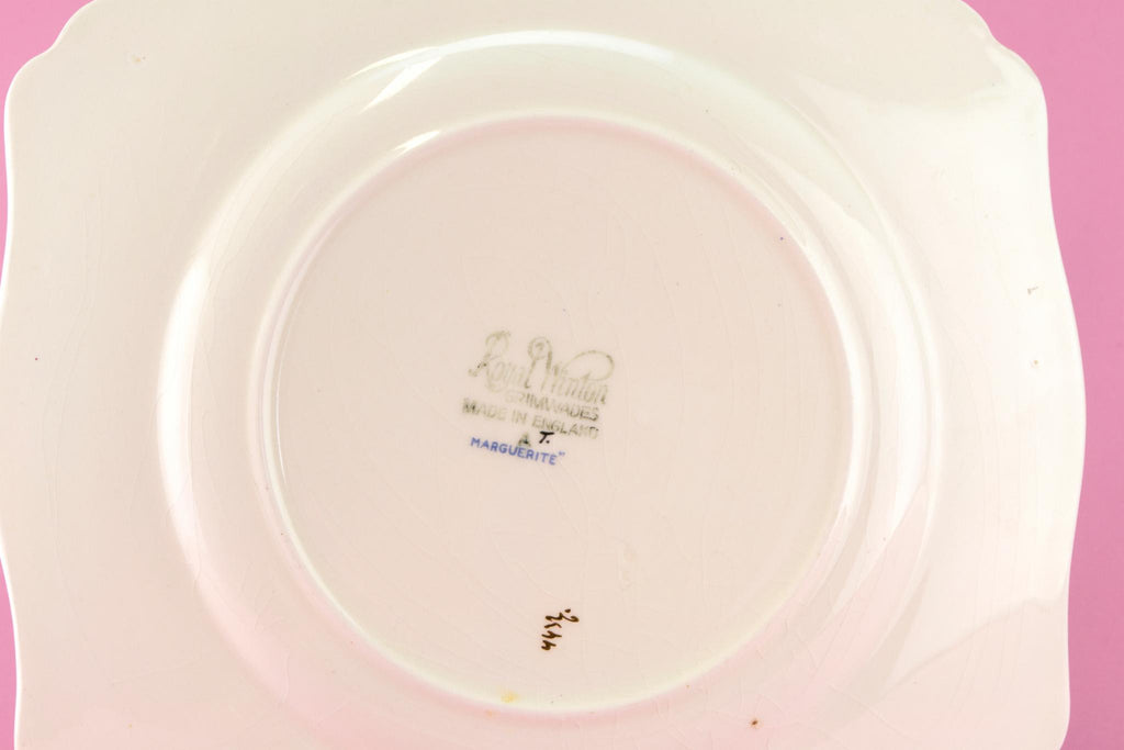 Chintz Cake Plate by Royal Winton, English Circa 1950