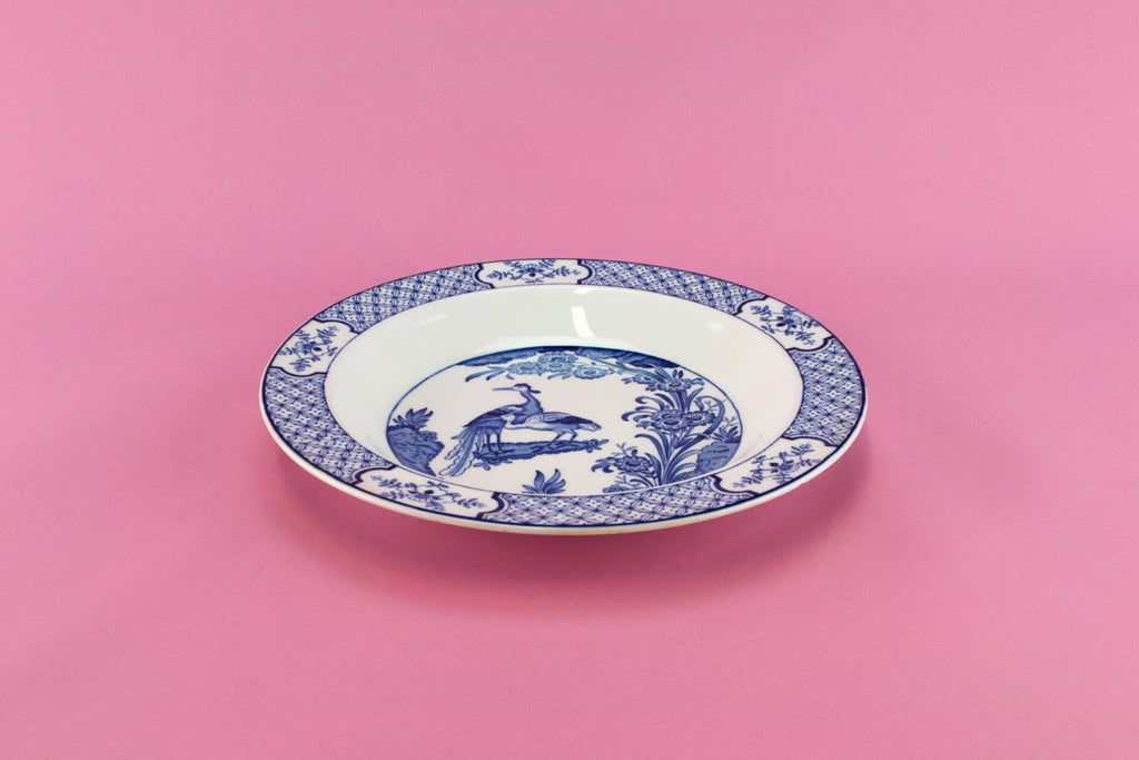 6 Blue and White Yuan Bowls, English 1910s