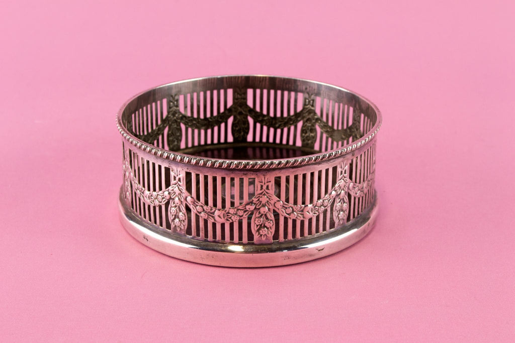 Silver Plated Coaster by Viners, English 1930s