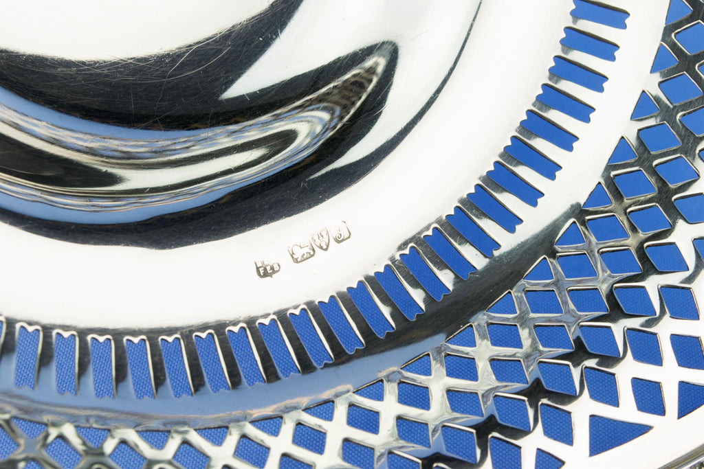 Sterling Silver Traditional Serving Bowl, English 1909