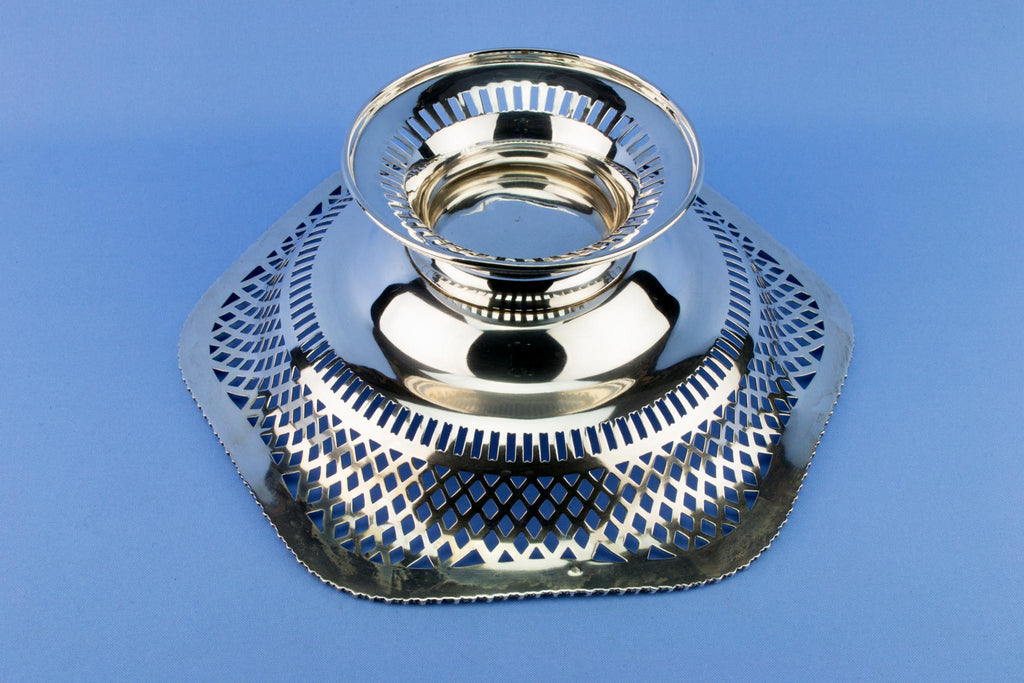 Sterling Silver Traditional Serving Bowl, English 1909