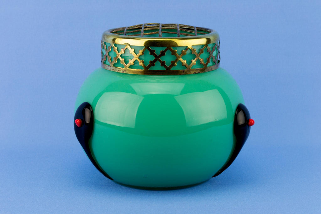 Loetz Art Nouveau Glass Vase, Bohemian Early 1900s