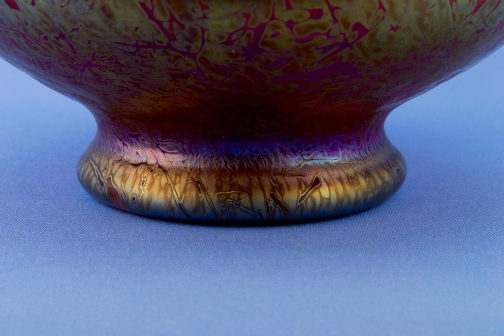 Royal Brierley Orange Glass Bowl