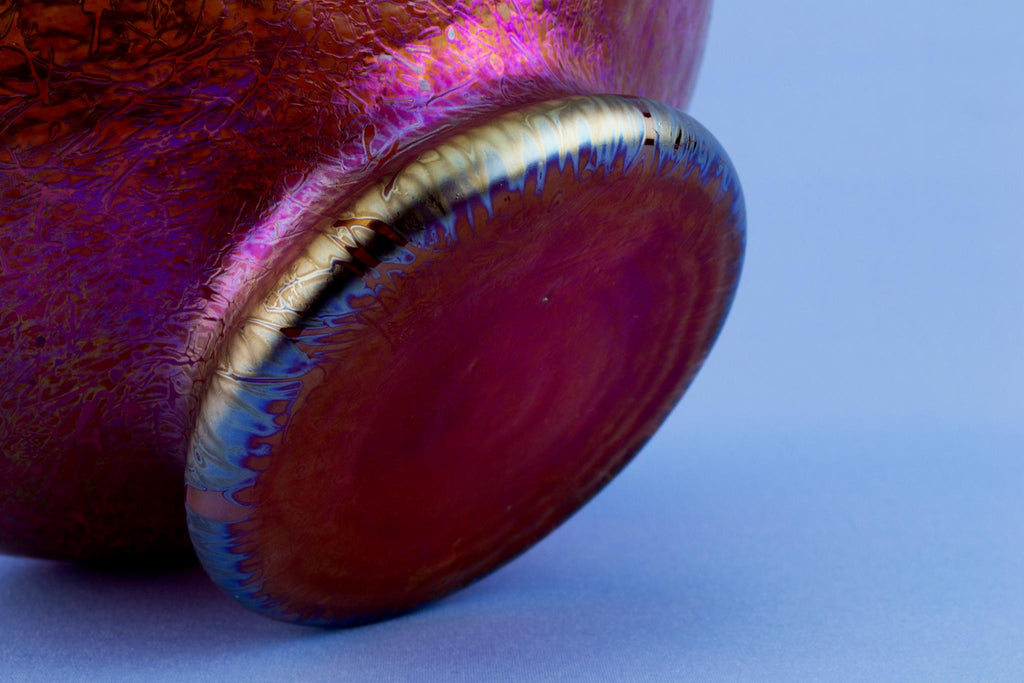 Royal Brierley Orange Glass Bowl