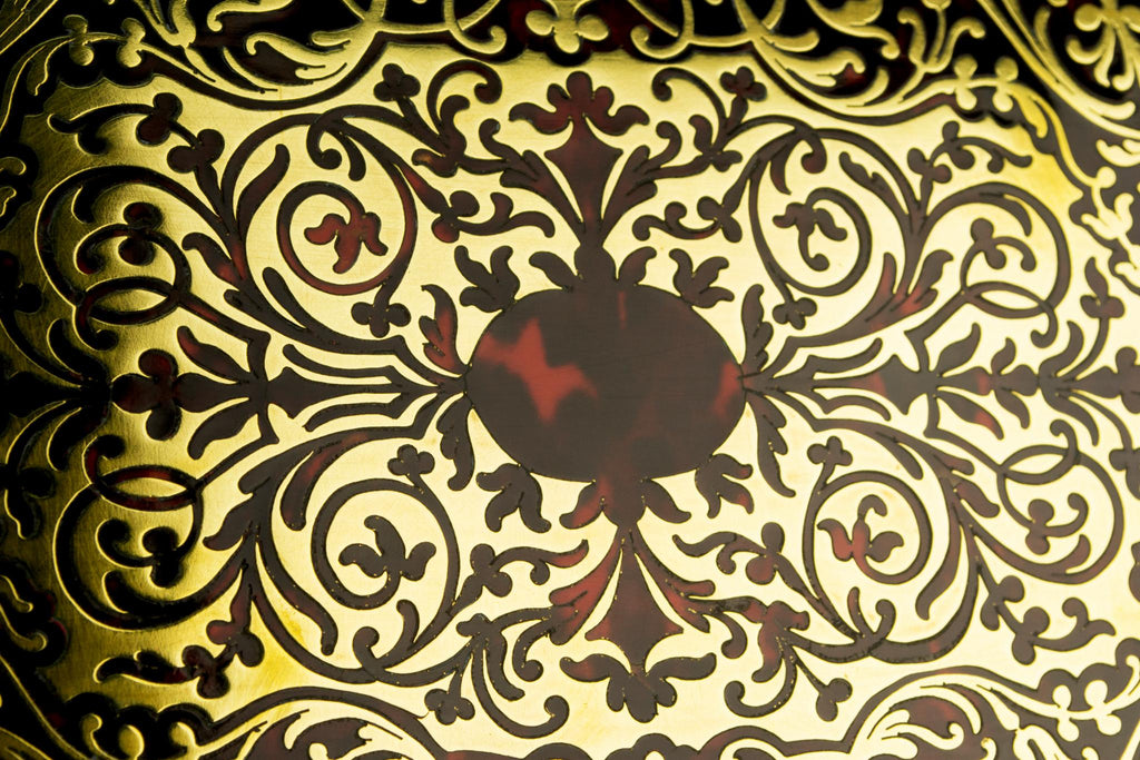 Tortoiseshell & Brass Boulle Work Writing Pad, English Circa 1830