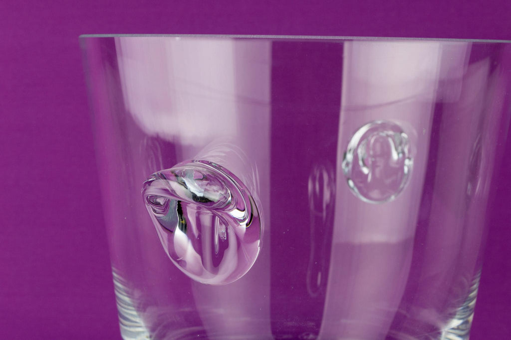 Massive Glass Wine Cooler Bucket