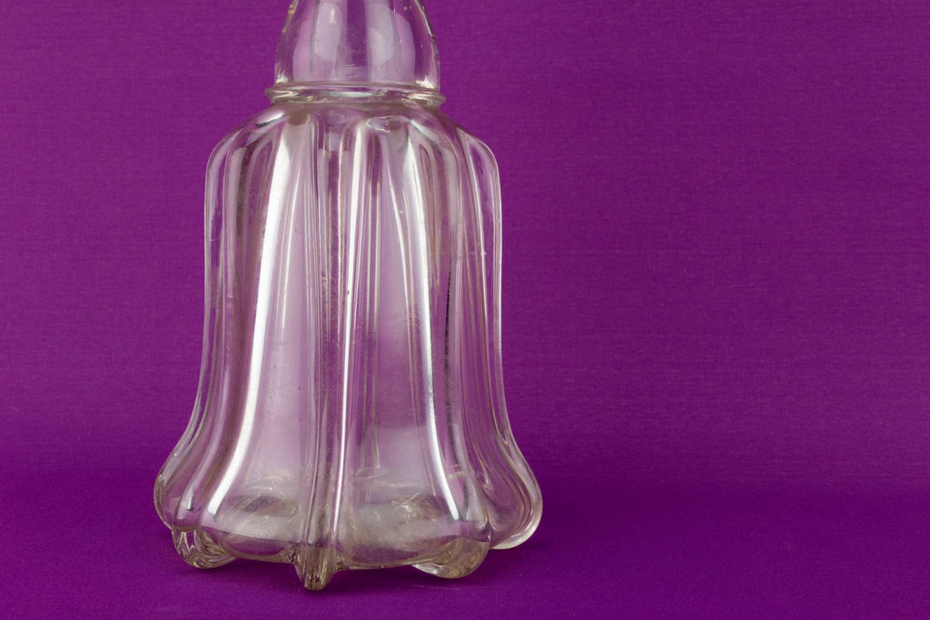 Newcastle Pillar Wine Decanter, English 19th Century