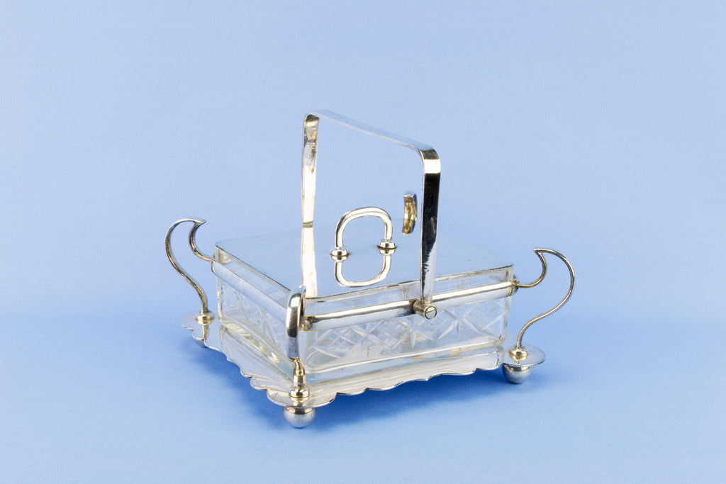Arts & Crafts Butter Dish, English Early 1900s
