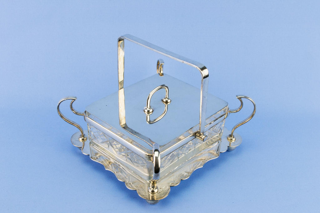 Arts & Crafts Butter Dish, English Early 1900s