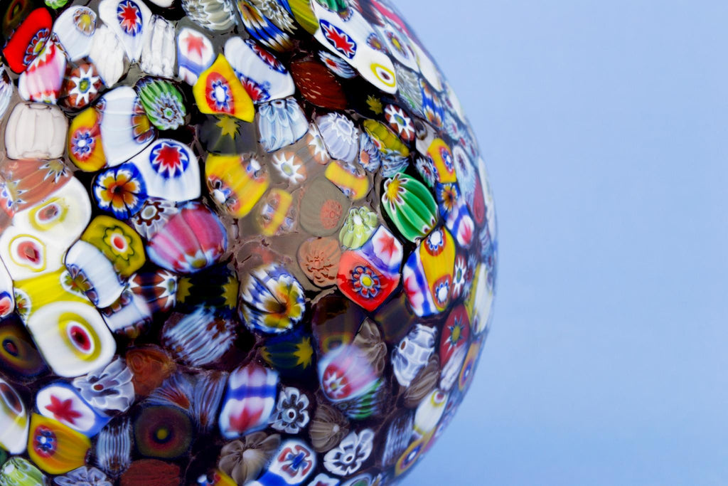 Millefiori Glass Jug, Italian Circa 1900