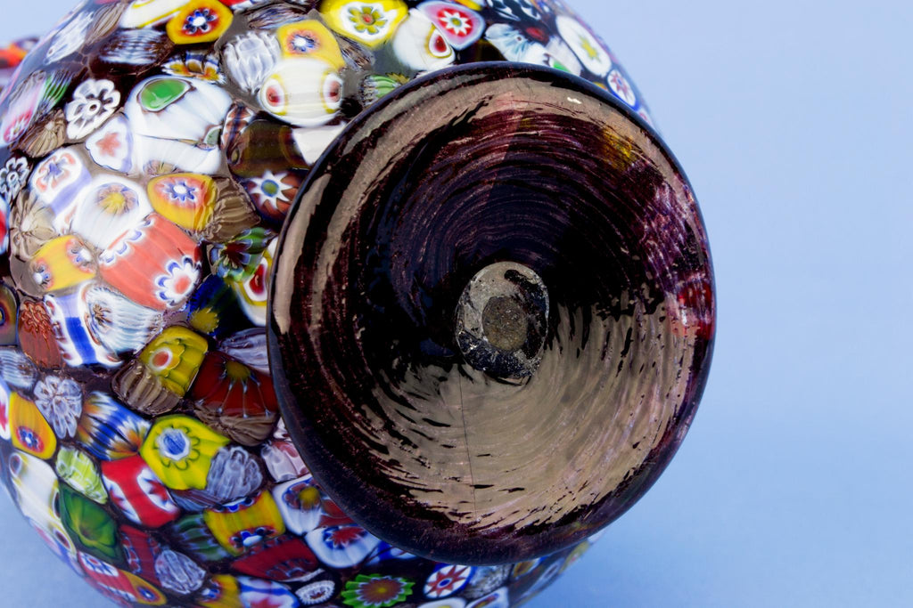 Millefiori Glass Jug, Italian Circa 1900