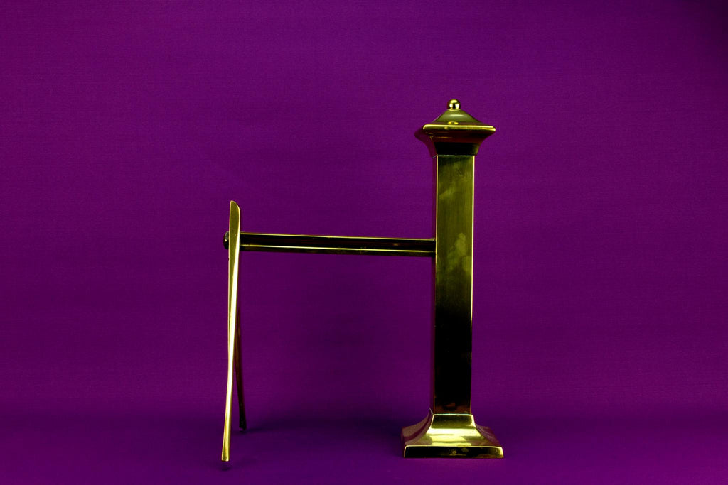 2 Arts & Crafts Fireplace End Irons, English Late 19th Century