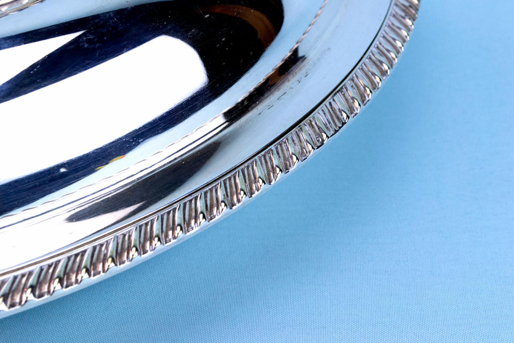 Silver Plated Serving Dish and Lid, English Early 1900s
