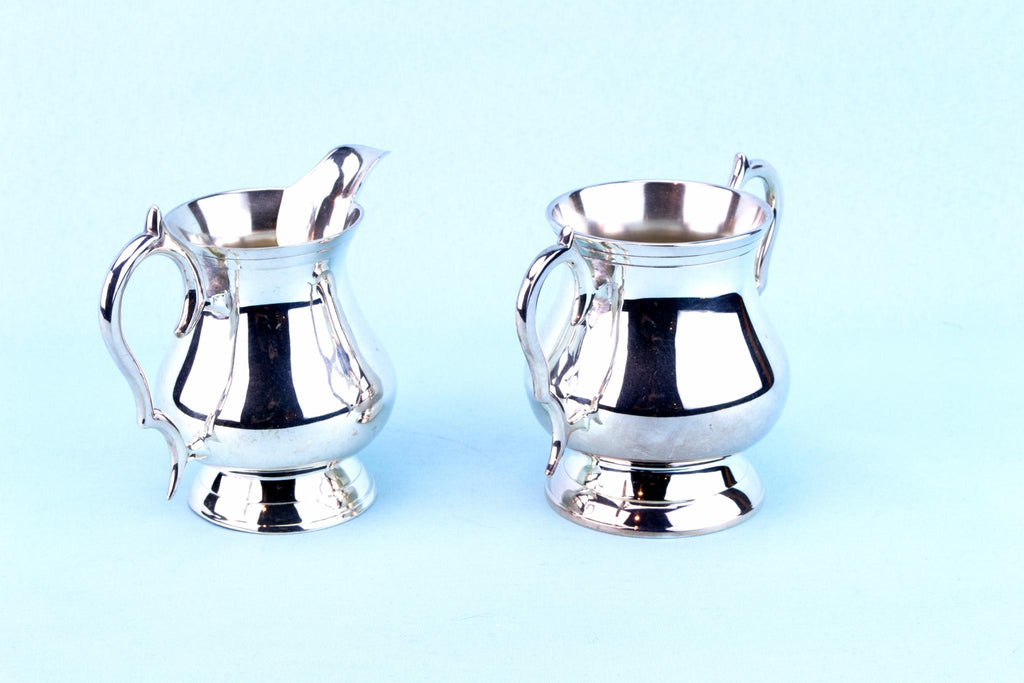 Silver Plated Tea and Coffee Set on Tray