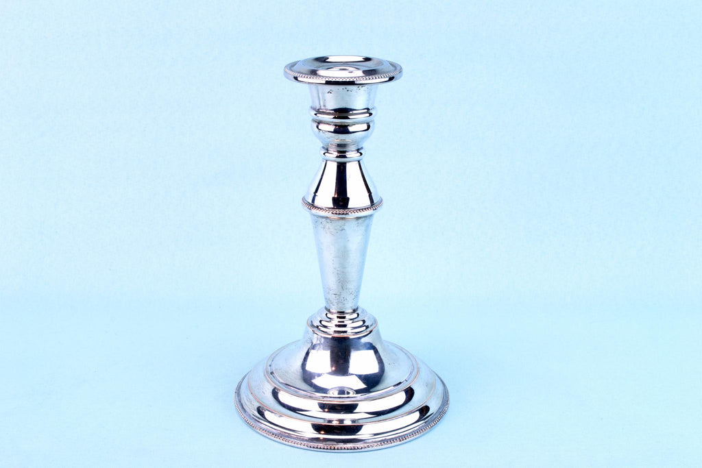 Silver Plated Candelabra, English Mid 20th Century