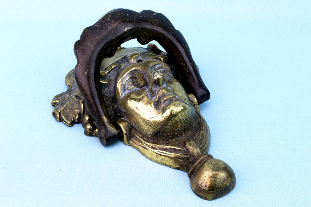 Heavy Bronze Door Knocker, French Circa 1900