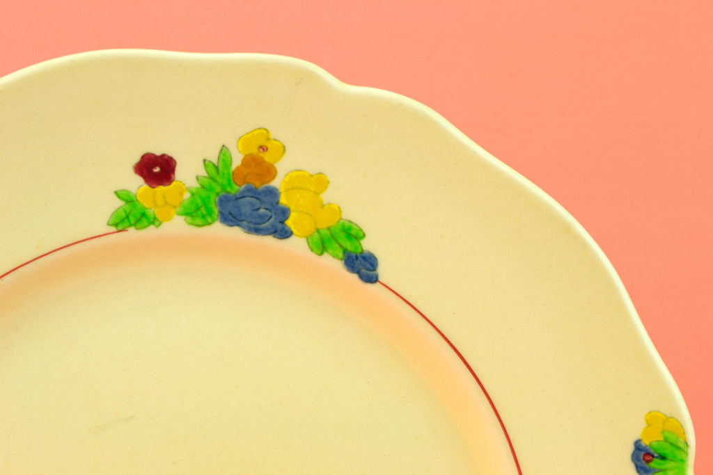 6 Dinner Plates by Royal Doulton, English 1930s