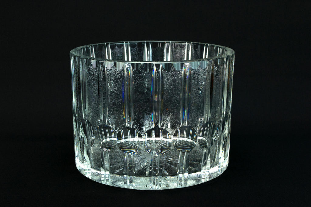 Ice Bucket in Heavy Crystal Glass