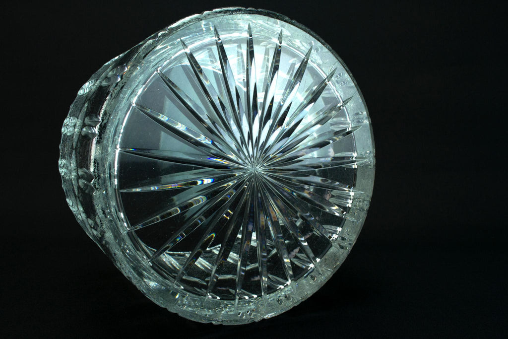 Ice Bucket in Heavy Crystal Glass