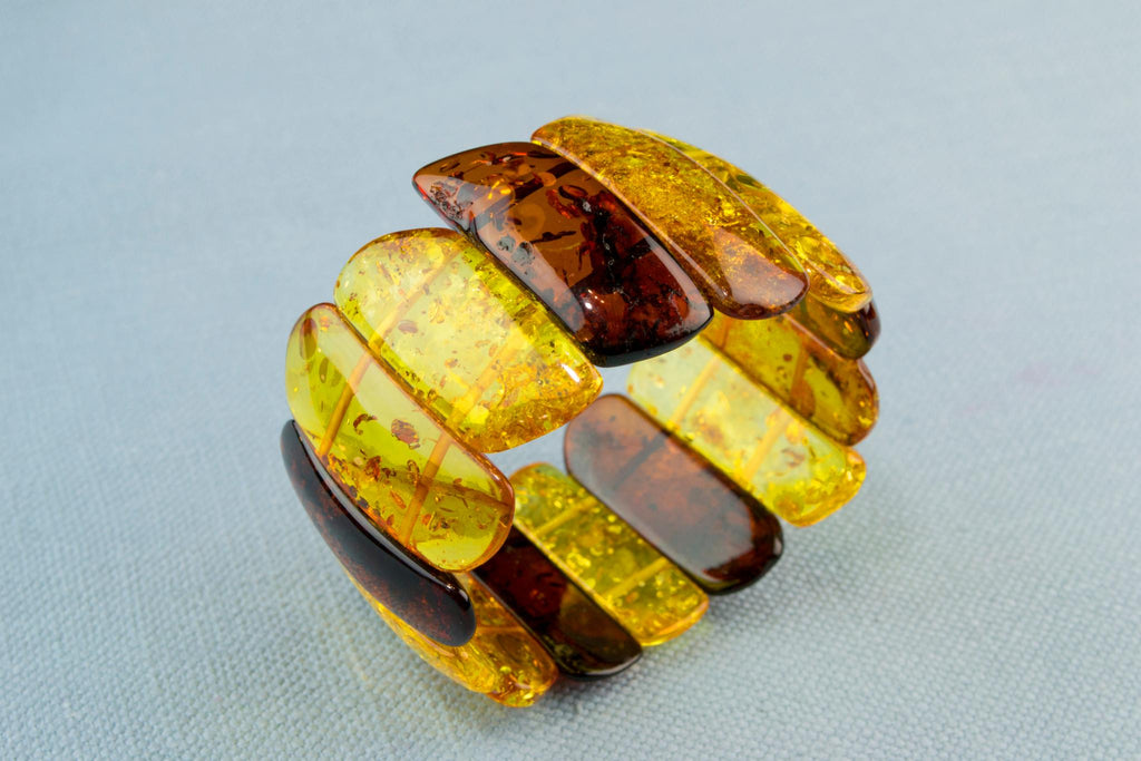 Baltic Amber Pebble Bracelet