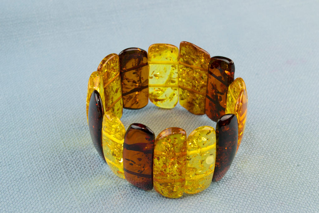 Baltic Amber Pebble Bracelet